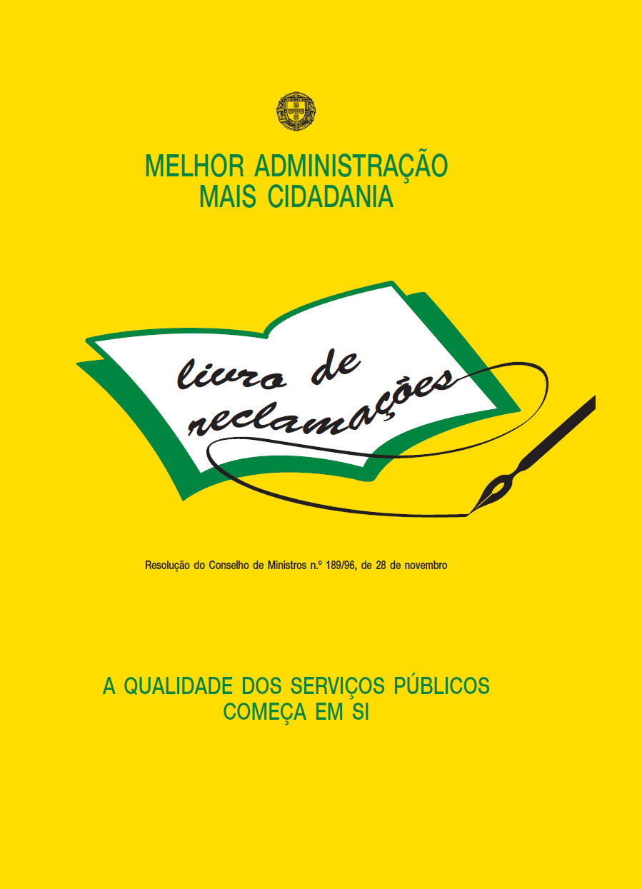 Livro de Reclamações Amarelo